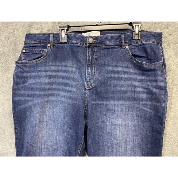 C Established 1946 Womens Hi-rise Jean Shorts Size 22W - Picture 2 of 10